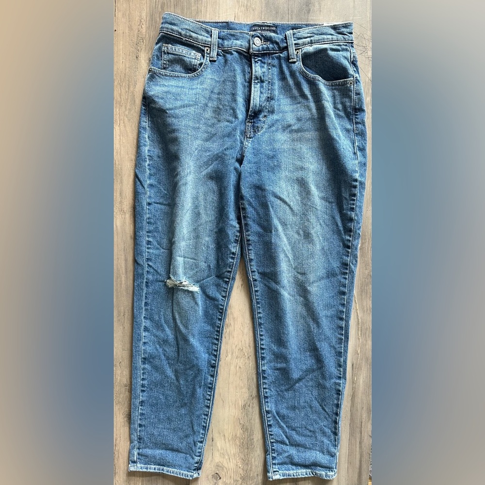 NWT Lucky Brand Drew High Rise Mom Jean 6/28A